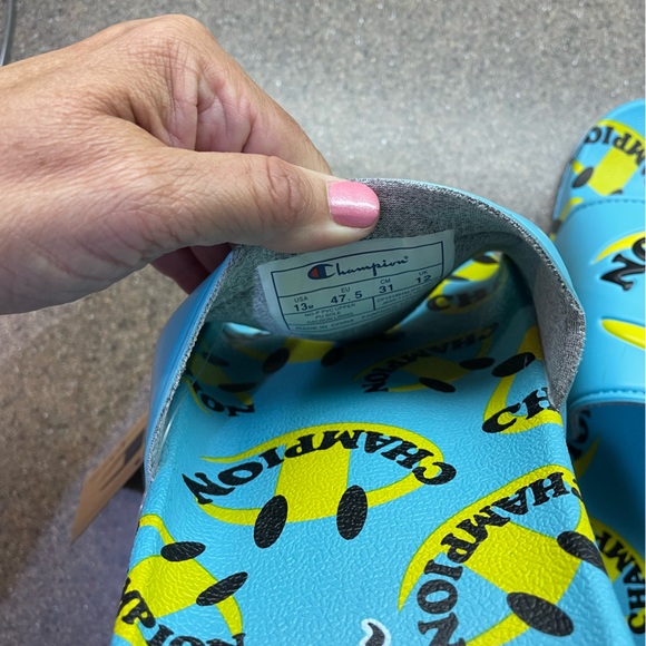 🆕 Champion IPO “Smile” Men’s Slides, Size 13 - Picture 6 of 7